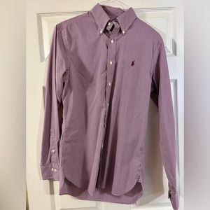 Men’s long sleeve button down Polo